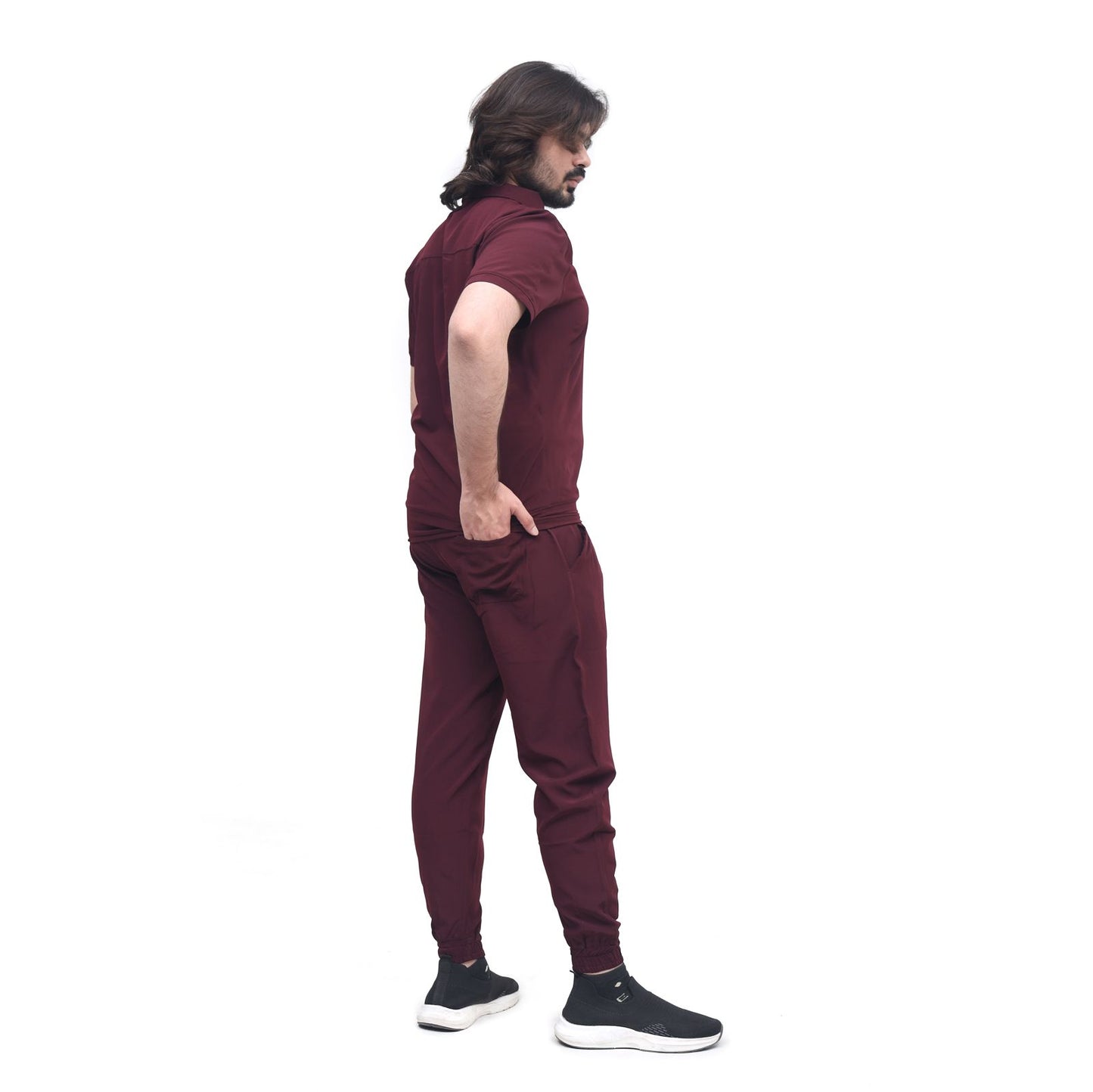 Men's Premium Mehroon Sportswear Set – 05