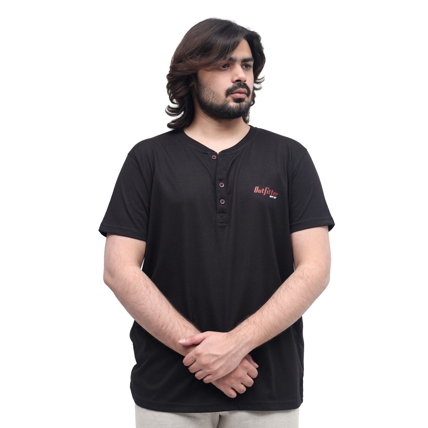 Men's Black Performance T-Shirt – Breathable & Lightweight