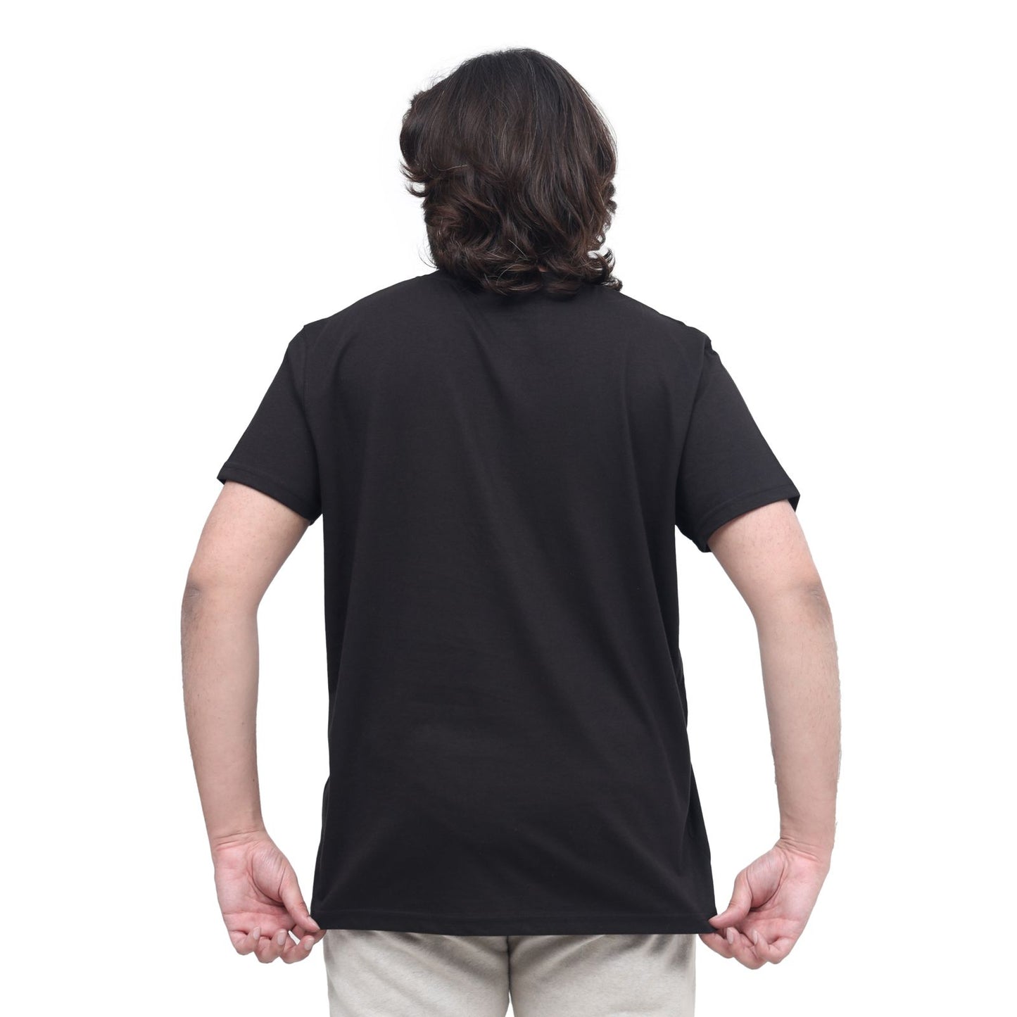 Men's Black Performance T-Shirt – Breathable & Lightweight