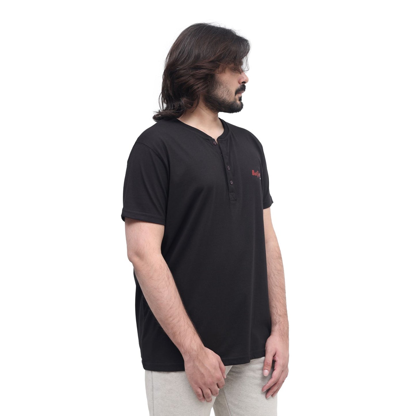 Men's Black Performance T-Shirt – Breathable & Lightweight