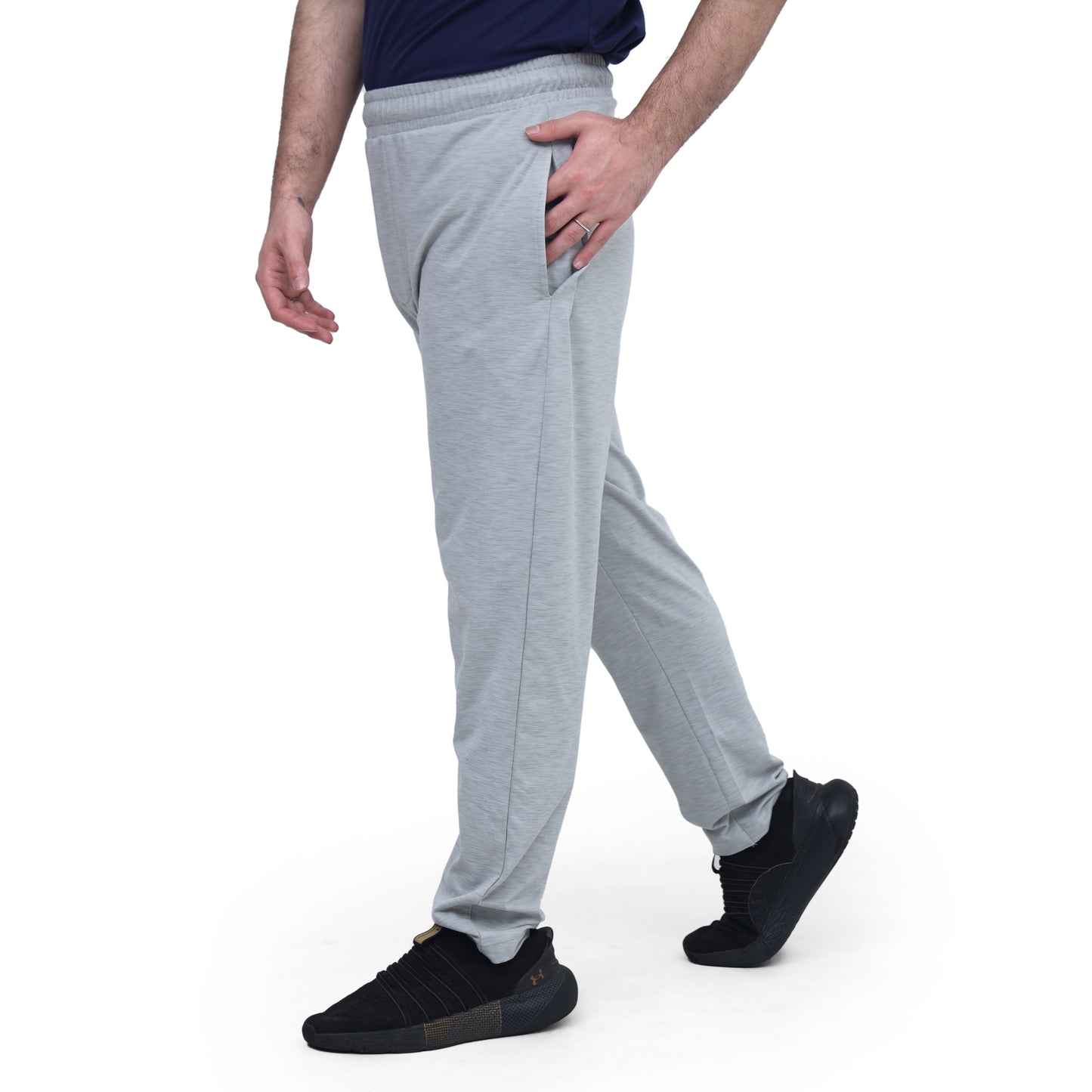 Essential Grayish Blue Trouser – Comfort Redefined