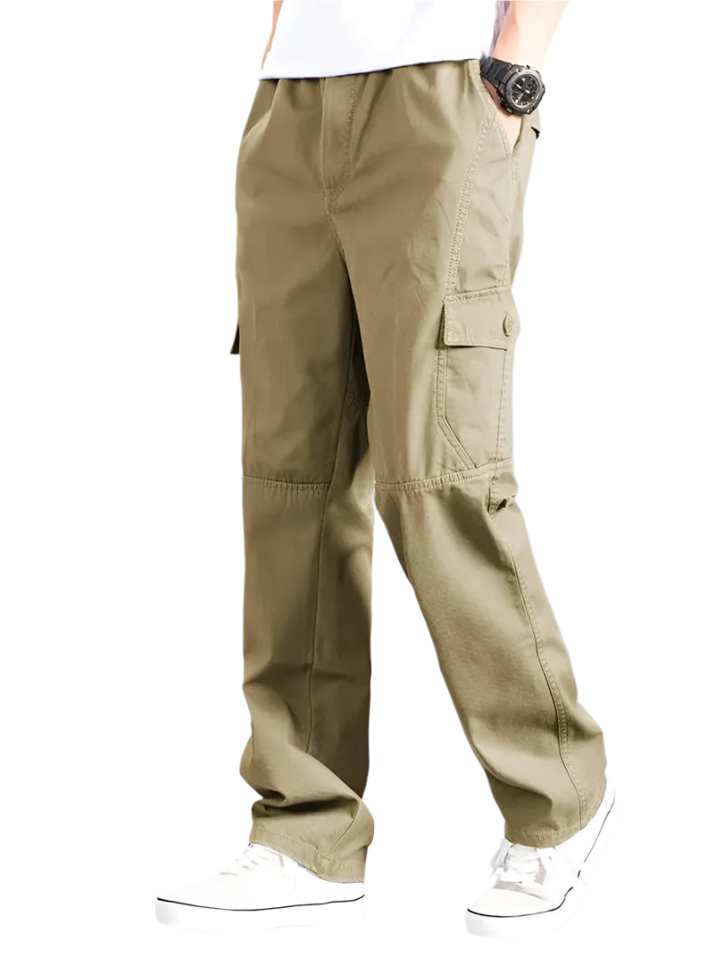 Premium Quality Men's Cotton 6 Pocket Cargo Trouser