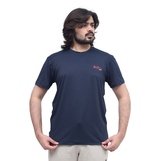 Men's Blue Performance T-Shirt – Breathable & Lightweight