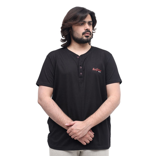 Men's Black Performance T-Shirt – Breathable & Lightweight