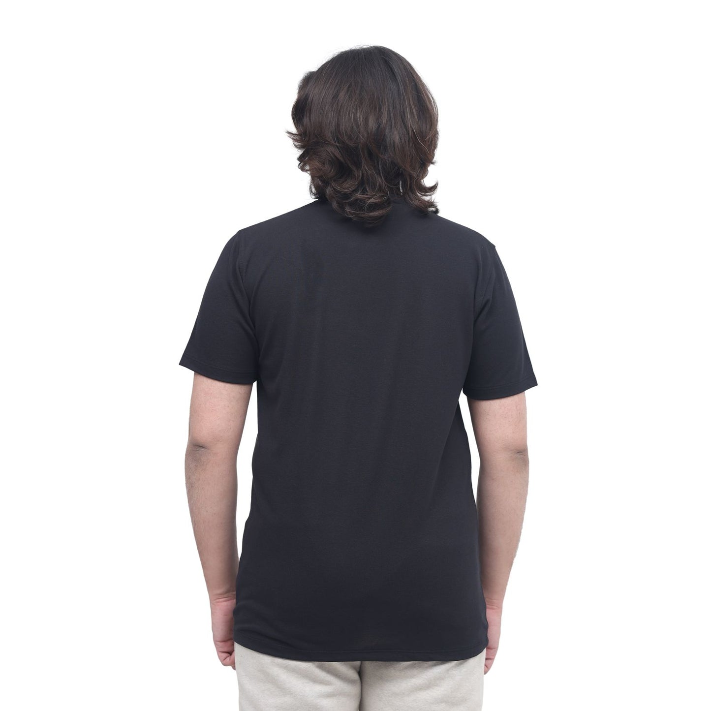 Men's Black Performance T-Shirt – Breathable & Lightweight