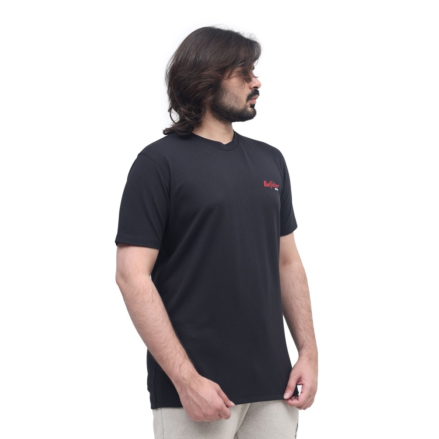 Men's Black Performance T-Shirt – Breathable & Lightweight