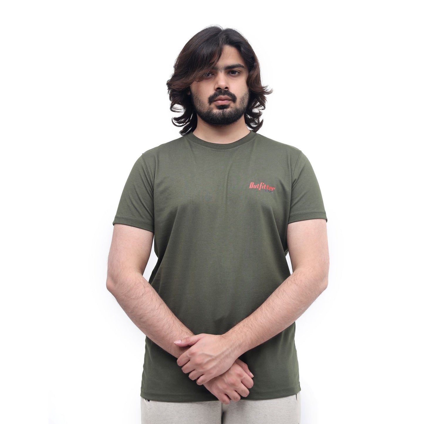 Men's Light Green Performance T-Shirt – Breathable & Lightweight