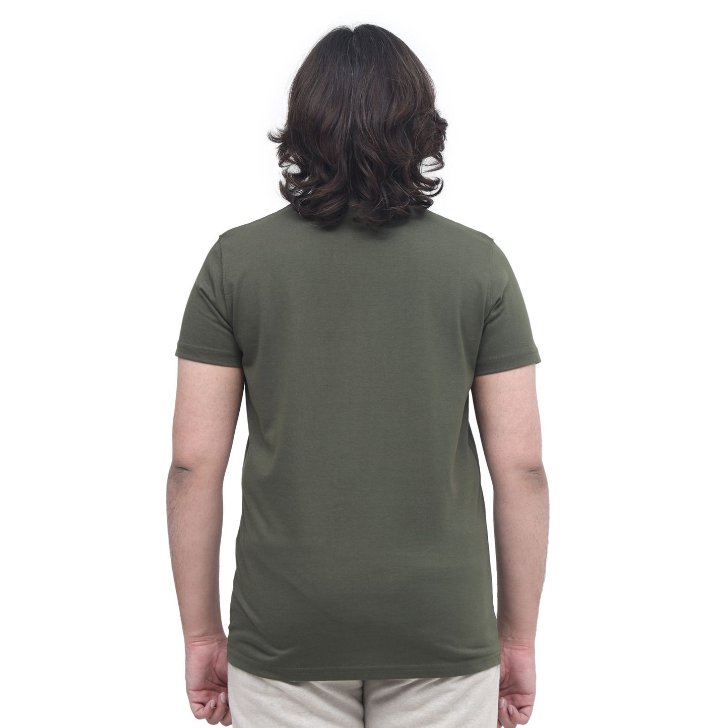 Men's Light Green Performance T-Shirt – Breathable & Lightweight