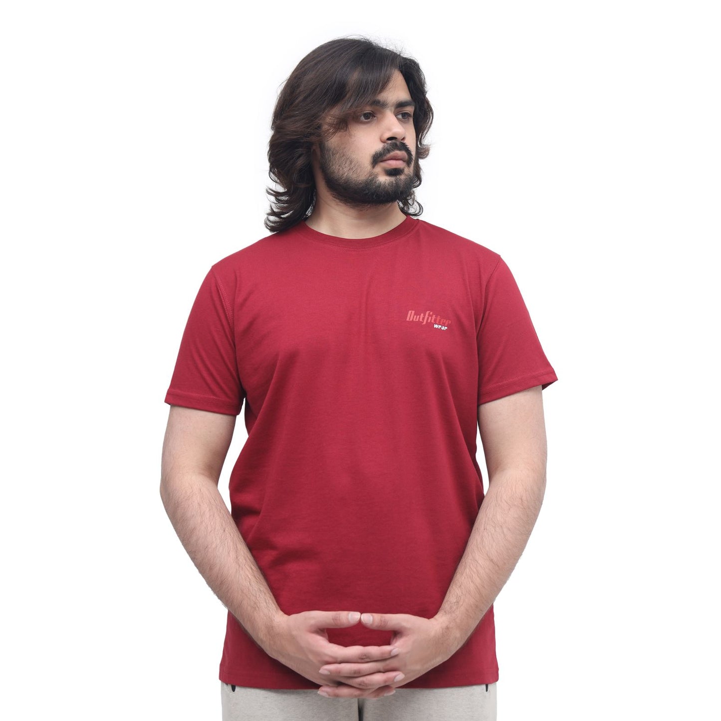 Men's Red Performance T-Shirt – Breathable & Lightweight