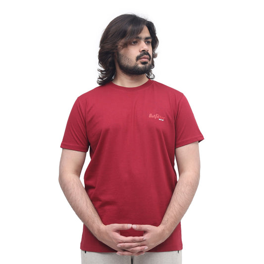 Men's Red Performance T-Shirt – Breathable & Lightweight