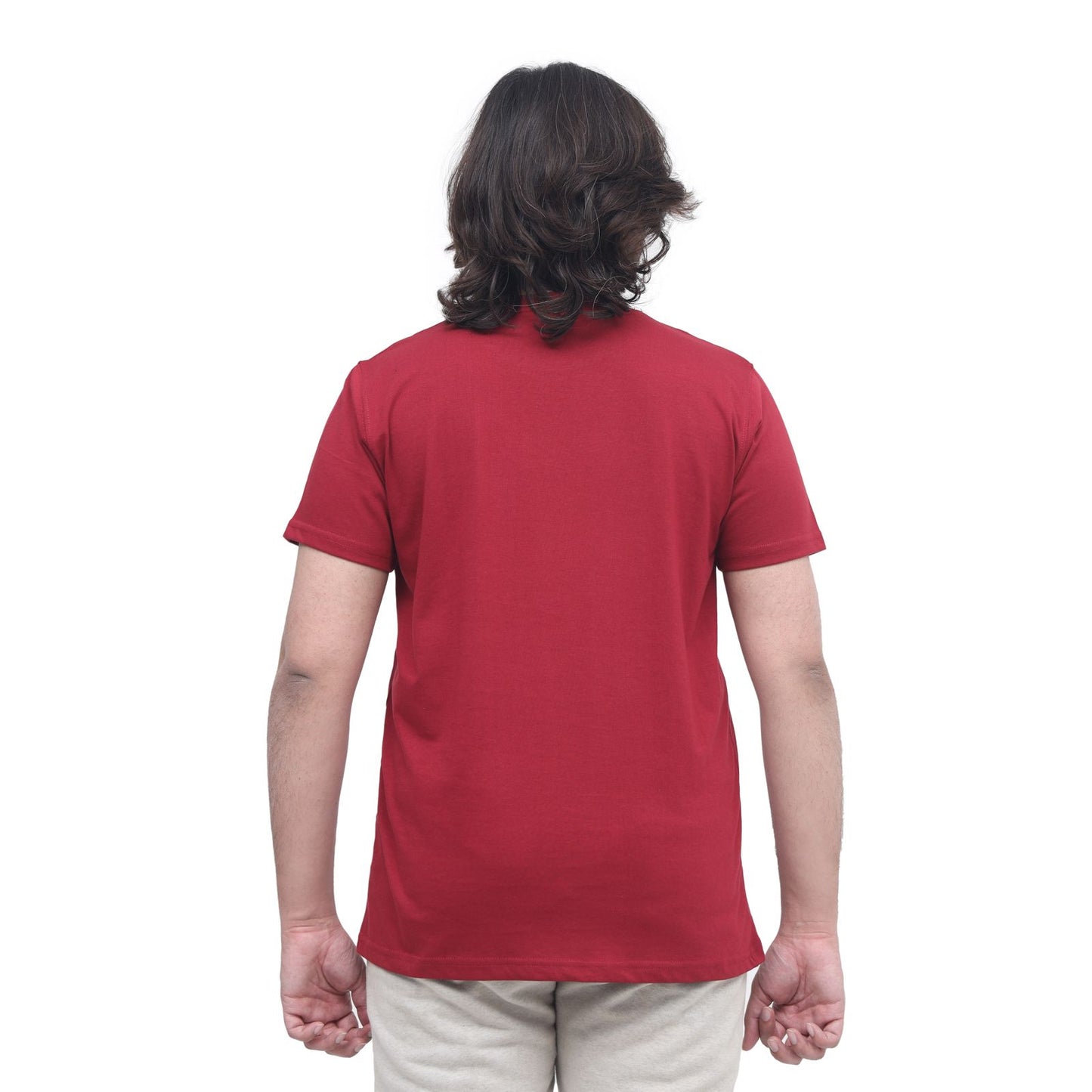 Men's Red Performance T-Shirt – Breathable & Lightweight