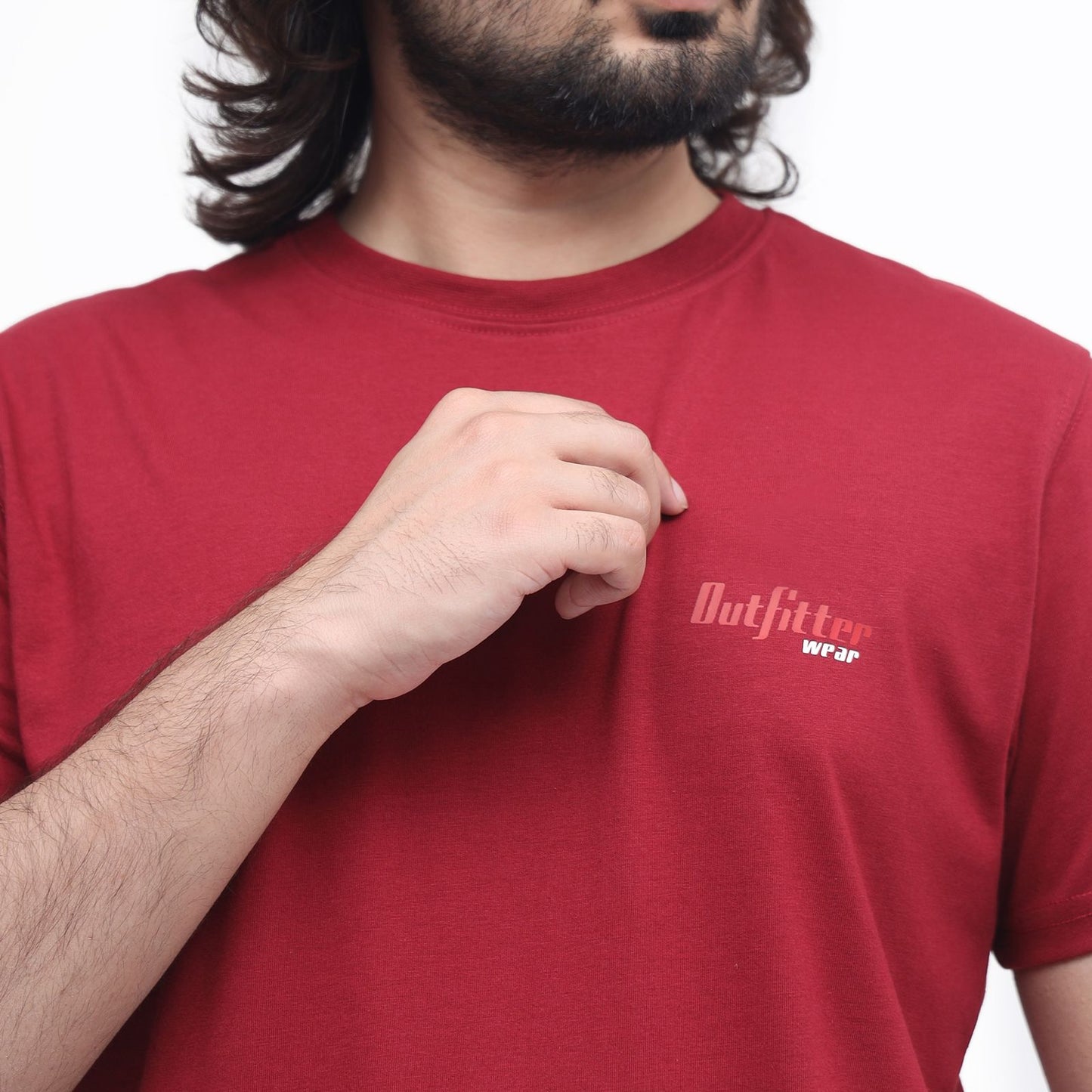 Men's Red Performance T-Shirt – Breathable & Lightweight