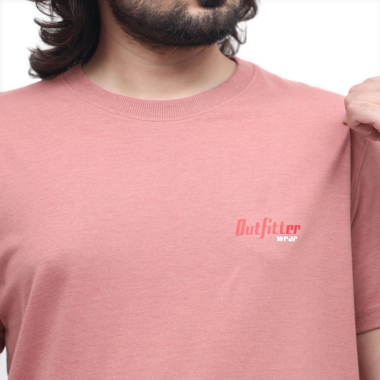 Men's Light Rose Performance T-Shirt – Breathable & Lightweight